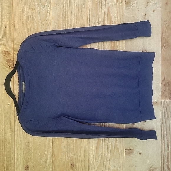 Banana Republic Navy Blue Merino Wool Sweater Size Small - Picture 1 of 5